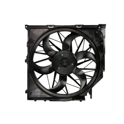 Abbildung von NRF 47216 Lüfter 488 12 400 mit Kühlerlüfterrahmen (Zarge), bürstenloser Motor Steuergerät BMW: X3