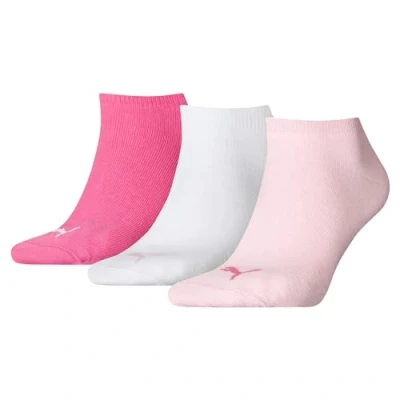 Abbildung von PUMA Unisex Sneaker Trainer Plain Socks Socken (3er Pack), Pink Lady, 35 38