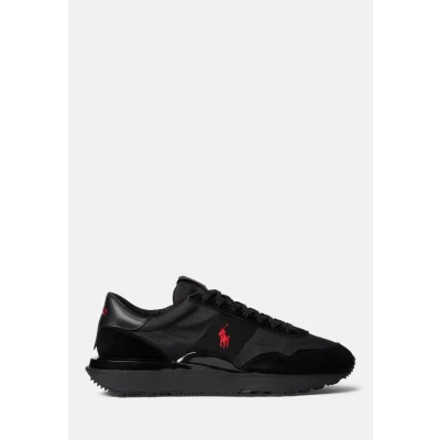 Abbildung von Polo Ralph Lauren Train Unisex Sneaker low Triple black/red, Größe: 42, black/red Schuhe