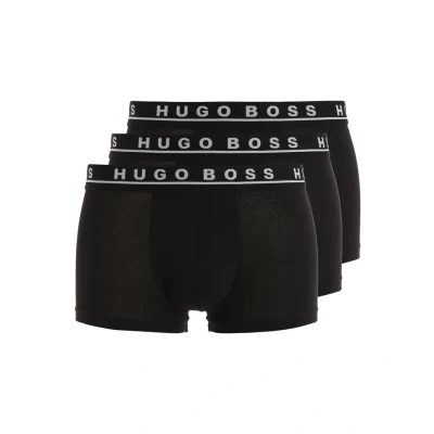 Abbildung von BOSS Trunk 3 PACK Boxerbriefs, Herren, Größe: Small, Black
