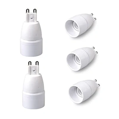 Abbildung von ShuoHui 5x G9 auf E14 Licht Lampe Sockel Adapter Konverter Halter