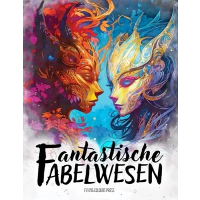 Abbildung von Fantastische Fabelwesen: Das Malbuch für Erwachsene zum Stressabbau und zur kreativen Entspannung mit Elfen, Feen, Drachen vielen anderen mystischen Fantasie Kreaturen