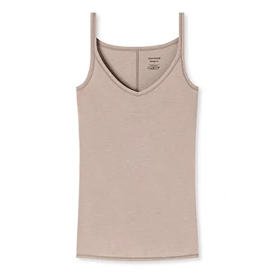 Abbildung von Schiesser Damen Spaghettitop Unterhemd Personal Fit, Braun_172722, L, L EU