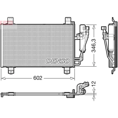 Abbildung von DENSO DCN44017 Klimakondensator mit Trockner R 134a