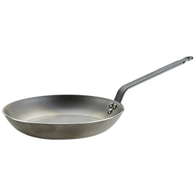 Abbildung von de Buyer Bratpfanne CARBONE PLUS aus Eisenstahl 28 cm 5110.28, Silber