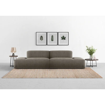 Abbildung von TRENDMANUFAKTUR Big Sofa »Braga, toller Sitzkomfort, Designsofa« in moderner Optik, mit hochwertigem Kaltschaum