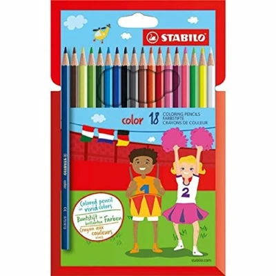 Abbildung von Buntstift STABILO color 18er Pack mit 18 verschiedenen Farben inkl. 3 Neonfarben