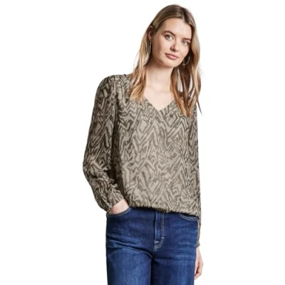 Abbildung von STREET ONE Chiffon Bluse mit Raffung