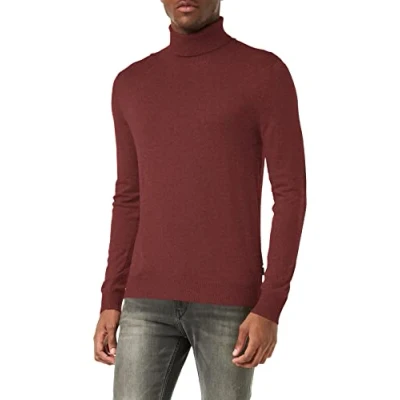 Abbildung von JACK &amp; JONES Herren JJEEMIL Knit ROLL Neck NOOS 12157417, Port Royale/Melange, XXXL