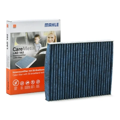 Abbildung von MAHLE ORIGINAL LAO 182 Innenraumfilter Aktivkohlefilter, mit antiallergischer Wirkung, antibakterieller Wirkung 278,0 217 30,0 CareMetix