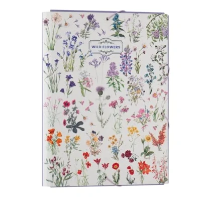 Abbildung von Grupo Erik Mappe A4 Eckspannmappe Wild Flowers Heftmapppe Jungen und Mädchen Sammelmappe mit Gummizug