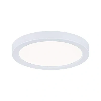 Abbildung von Paulmann 93035 LED Panel Einbauleuchte Areo VariFit IP44 Neutralweiß 118mm rund incl. 1x6,5 Watt Weiß Deckenlampe Kunststoff 4000 K