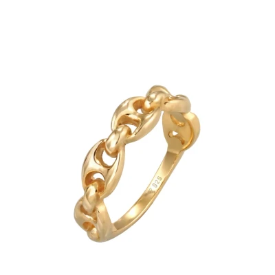Abbildung von Elli Maritime Design Ring goldcoloured, Damen, Größe: 54, Gold coloured