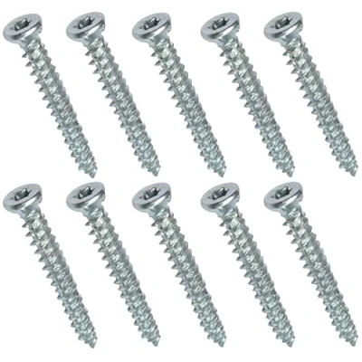 Abbildung von AERZETIX C48381 Satz von 10 Schraubanker betonschrauben ankerschrauben direkt für beton Ø7.5x62mm senkkopf konisch mit abdruck stern T30 direkte befestigung ohne dübel