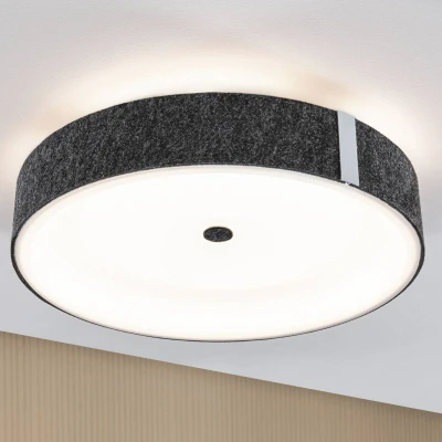Abbildung von Paulmann 799.86 LED Deckenleuchte Malika 3 Step Dim 2700K 2300lm 230V 29W dimmbar Anthrazit