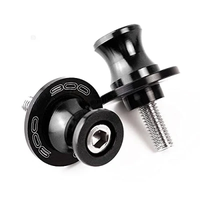Abbildung von M8 Schwingenschutz Schwingenadapter Ständer Bobbins Spool Racingadapter Ständeraufnahme für Z900 2017 2020 Schwarz