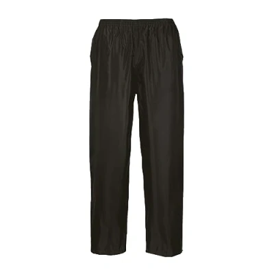 Abbildung von Portwest Klassische Regenhose für Erwachsene, Größe: 5XL, Farbe: Schwarz, S441BKR5XL