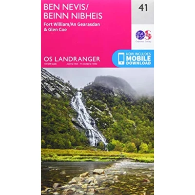 Abbildung von Ben Nevis: Fort William &amp; Glen Coe (OS Landranger Map, Band 41)