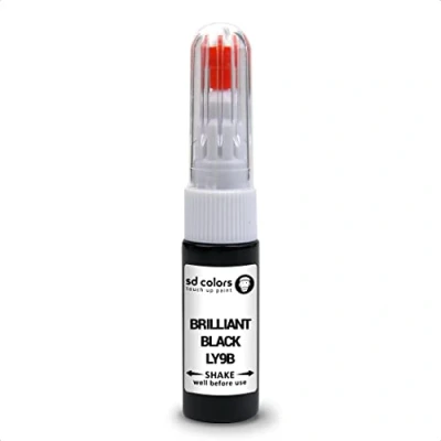 Abbildung von SD COLORS LY9B Reparaturset für VW/Audi Lackstift 7 ML Farbcode Brilliant Black