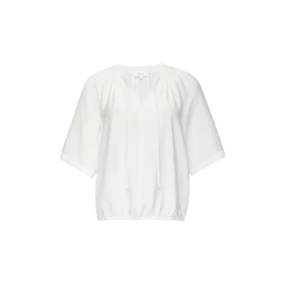 Abbildung von s.Oliver Shape MET Elastische ZOOM Bluse, Damen, Größe: 42, Ecru