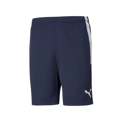 Abbildung von Puma kurze Sporthose, Herren, Größe: Small, Blau