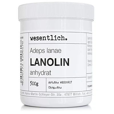 Abbildung von Lanolin Wollfett anhydrat 500g wasserfrei und kaum Geruch Wollwachs von wesentlich.