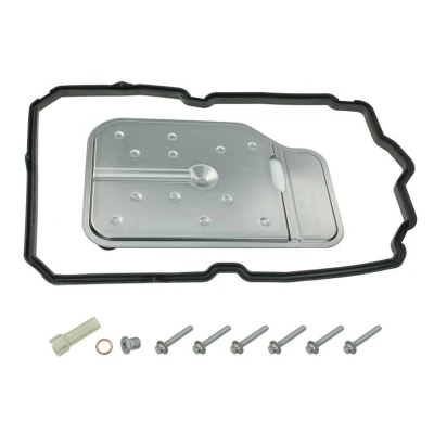 Abbildung von MEYLE 014 137 1007 Hydraulikfiltersatz, Automatikgetriebe mit Dichtung, Ölablassschraube, Anbaumaterial Schrauben, Überlaufrohr