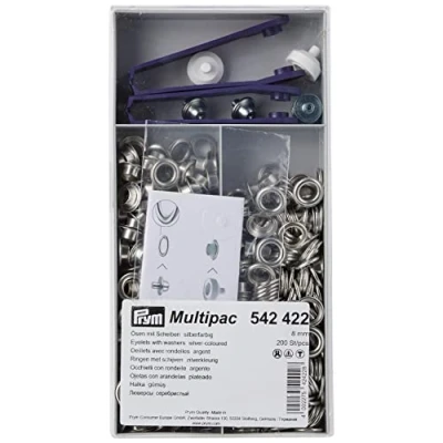 Abbildung von Prym Non Sew Press Fasteners, Brass, schwarz, 15 mm, brüniert, 100 Stück