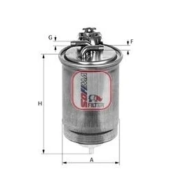 Abbildung von SOFIMA S 4391 NR Kraftstofffilter Filtereinsatz 8,1 AUDI: A4 B7 Avant, B6 Saloon, VOLKSWAGEN: Golf 4, Passat B5 GP Estate
