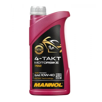 Abbildung von Mannol Motorbike 4 Takt 10W 40 1l Motoröl MN7812 1