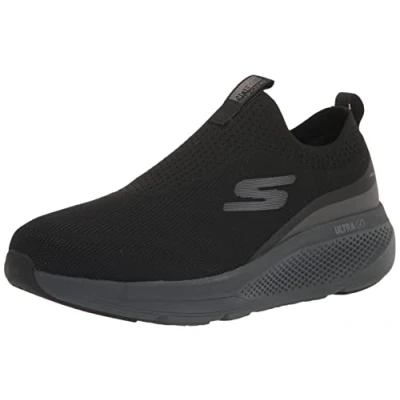 Abbildung von Skechers Herren GOrun Elevate Lauf und Wanderschuh, zum Reinschlüpfen, für sportliche Aktivitäten Sneaker, Schwarz, 42 EU