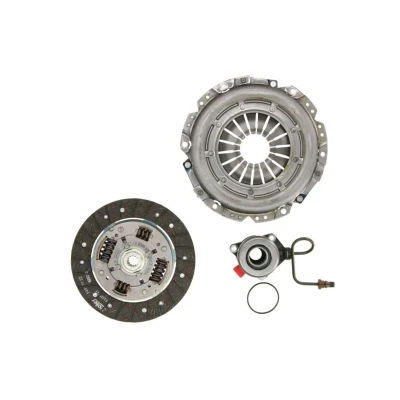 Abbildung von VALEO KIT3P (CSC) 834025 Kupplungssatz mit Kupplungsdruckplatte, Zentralausrücker Kupplungsscheibe 205 OPEL: Meriva A, Corsa D Hatchback