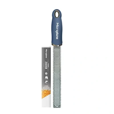 Abbildung von Microplane Premium Classic Reibe Zesteur Denim Blue