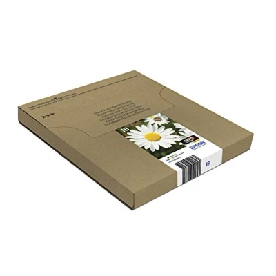 Abbildung von Epson Orginal 18 Tinte Gänseblümchen, XP 305 402 215 312 315 412 415 225 322 325 422 425, EasyMail Verpackung (Multipack, 4 farbig)