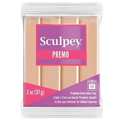 Abbildung von Sculpey Premo ofenhärtende Modelliermasse, beige, Beige