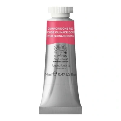Abbildung von Winsor &amp; Newton 0105548 Professional Aquarellfarbe, lebendige Wasserfarben in Künstlerqualität, hohe Farbbrillanz Leuchtkraft, lichtecht, Archivqualität, 14ml Tube Chinacridonrot
