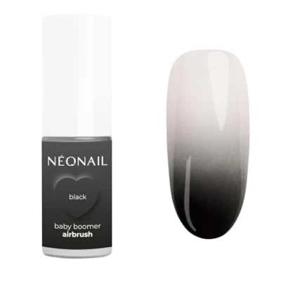 Abbildung von NEONAIL Baby Boomer Airbrush 5g Quick Ombre Spray Nails Powder Nägel Babyboomer Nail Black Schwarz