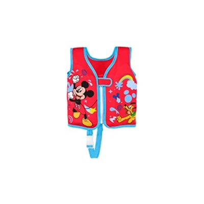 Abbildung von Bestway Swim Safe ABC Disney Junior Schwimmweste mit Textilbezug Stufe B Mickey &amp; Friends, 1 3 Jahre