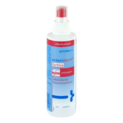 Abbildung von octeniderm farblos Flasche 250ml 250 ml