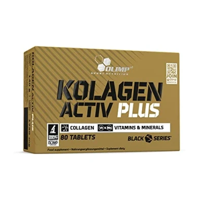 Abbildung von Olimp Kolagen Activ Plus Sport Edition Hochdosiertes Kollagen für Knorpel, Haut &amp; Knochen, Magnesium Muskelfunktion, Zitrus Lutschtabletten, 80 Stück