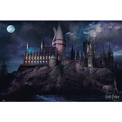 Abbildung von Unbekannt: Grupo Erik Harry Potter Poster Kunstdruck Deko Wohnzimmer oder Schlafzimmer Zimmer Größe : 61 x 91 Offizielle Lizenz Fanartikel