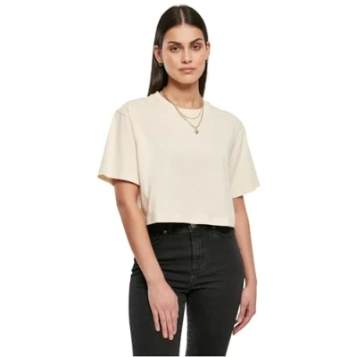Abbildung von Urban Classics Tshirt basic, Damen, Größe: Large, Whitesand