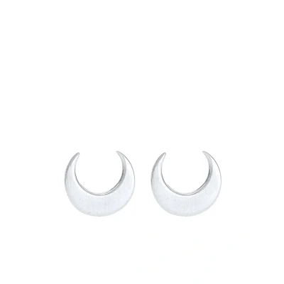 Abbildung von Elli HALF MOON Ohrringe silvercoloured, Damen, Größe: One Size, Silver coloured