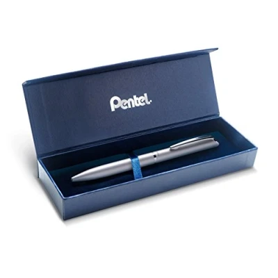 Abbildung von Pentel BL2007Z BOX EnerGel Gelstift silber, 1 stück (1er Pack)