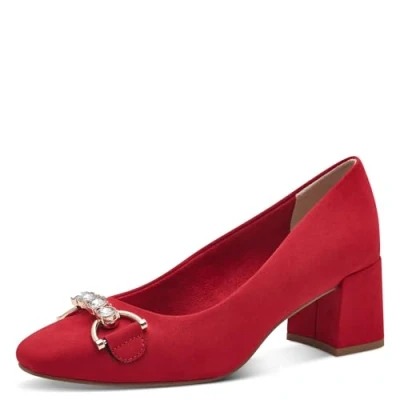 Abbildung von MARCO TOZZI Damen Pumps mit Blockabsatz Vegan, Rot (Red), 38 EU