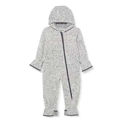 Abbildung von Playshoes Unisex Kinder Fleece Overall Jumpsuit, grau Strickfleece, 62