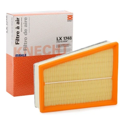 Abbildung von MAHLE ORIGINAL LX 1748 Luftfilter 66,3 189 244,6 Filtereinsatz RENAULT: GRAND SCENIC 3, 2, MEGANE 3 Grandtour