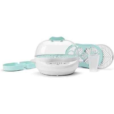 Abbildung von nutribullet Baby Turbo Dampfgarer; Dampfgarer für Babynahrung, Food Processor Steamer, Gerät zum Desinfizieren und Sterilisieren, 420 Watt, BSR08N, Weiß