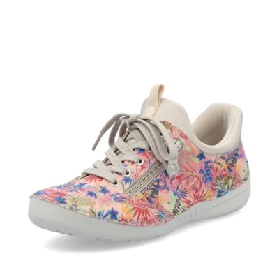 Abbildung von Rieker Damen Low Top Sneaker 52567, Frauen Halbschuhe,Turnschuhe,Laufschuhe,straßenschuhe,Strassenschuhe,Sportschuhe,Multi (90),38 EU / 5 UK