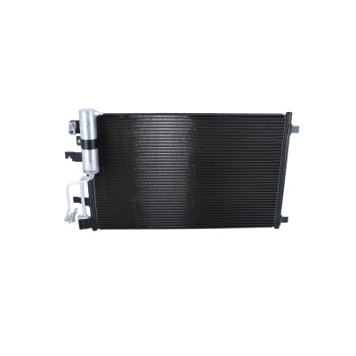 Abbildung von NRF Easy Fit 35975 Klimakondensator mit Trockner, Dichtring 15,5 10,1 Aluminium 595 NISSAN: Qashqai / Qashqai+2 I